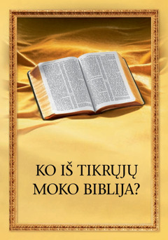 „Ko iš tikrųjų moko Biblija?“