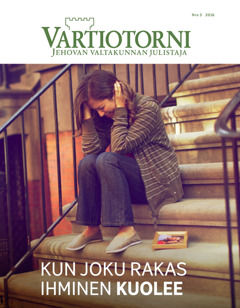 Vartiotorni nro 3 2016 | Kun joku rakas ihminen kuolee