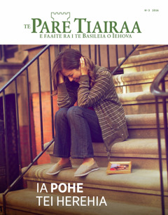 Te Pare Tiairaa, No 3 2016 | Ia pohe tei herehia