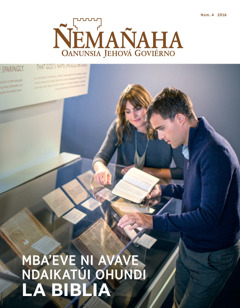 Rrevísta Ñemañaha, 2016, núm. 4 | Mbaʼeve ni avave ndaikatúi ohundi la Biblia