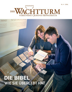 Der Wachtturm Nr. 4 2016 | Die Bibel: Wie sie überlebt hat