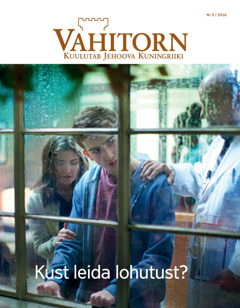 Ajakiri Vahitorn nr 5 / 2016 | Kust leida lohutust?