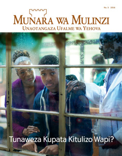 Munara wa Mulinzi No. 52016 | Tunaweza Kupata Kitulizo Wapi?