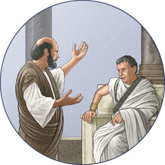 Paulus vitnar fyri Feliks landshøvdinga