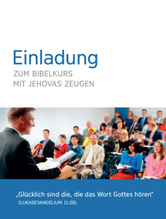 Einladung zu den Zusammenkünften von Jehovas Zeugen