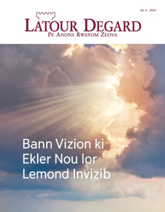 Latour Degard No. 6 2016 | Bann Vizion ki Ekler Nou lor Lemond Invizib