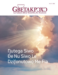 Gbetakpɔxɔ No. 6 2016 | Ŋutega Siwo Ðe Nu Siwo Le Dziƒonutowo Me Fia