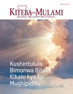 Kiteba kya Mulami No. 11 2016 | Kushintulula Bimonwa Bitala Kīkalo kya ku Mushipiditu