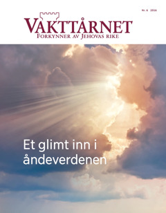 Vakttårnet nr. 6 2016 | Et glimt inn i åndeverdenen