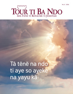 Tour ti Ba Ndo No. 6 2016 | Tâ tënë na ndo ti aye so ayeke na yayu kâ