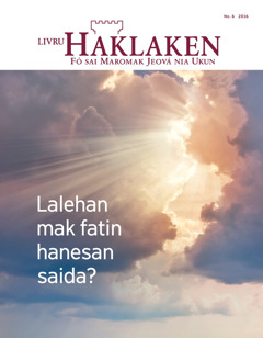 Livru Haklaken No. 6 2016 | Lalehan mak fatin hanesan saida?