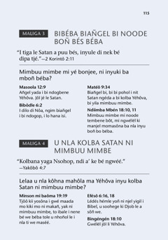 Homa le i sem kwep ikété kaat le Kii Bibel i niiga bés