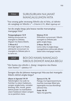 Kesimpulan ni pasal buku Na Diajarhon tu Hita