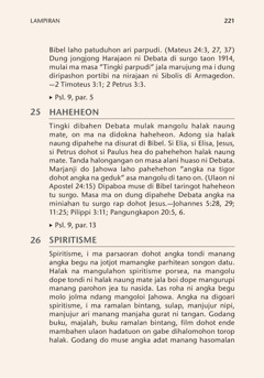 Kesimpulan di buku Na Diajarhon Bibel tu Hita