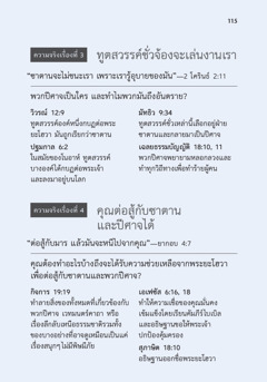 ส่วน​สรุป​ใน​หนังสือ​เรียน​ไบเบิล