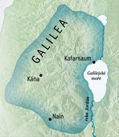 Mapa Galileje