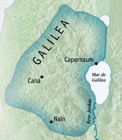 Peteĩ mápa de Galilea