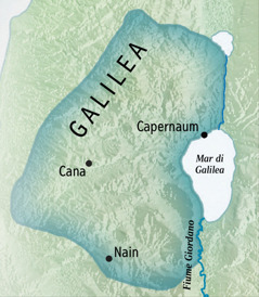 Mappa della Galilea