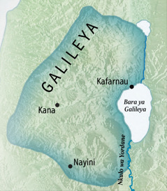 Mapa a Galileya