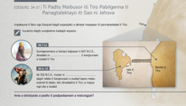 Ti Padto Maibusor iti Tiro Pabilgenna ti Panagtalektayo iti Sao ni Jehova