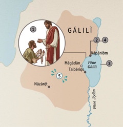 Cities in Galilee where Jesus healed people