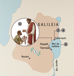 Cidades na Galileia onde Jesus curou pessoas