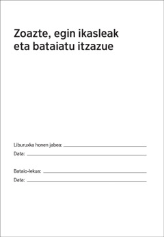 Zoazte, egin ikasleak eta bataiatu itzazue