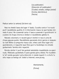 Ti carta modelo