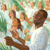 «Великое множество людей» в белой одежде с пальмовыми ветвями в руках
