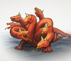 The seven-headed dragon