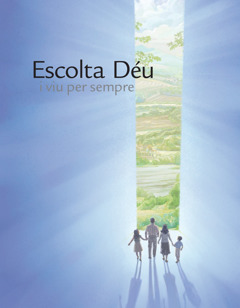 La portada del fullet «Escolta Déu i viu per sempre».