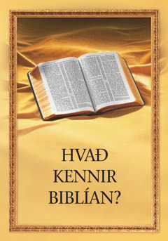 Bókarkápa bókarinnar ,Hvað kennir Biblían?‘