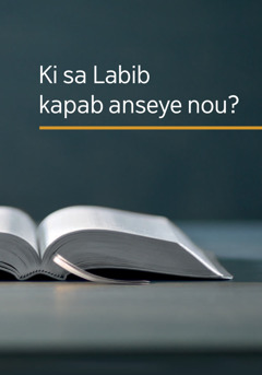 Liv ‘Ki sa Labib kapab anseye nou?’ an.