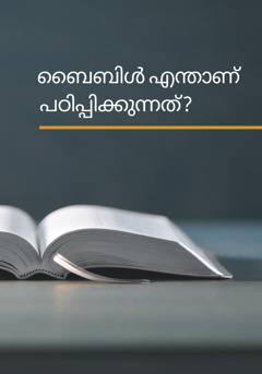 ‘ബൈബിൾ എന്താണ്‌ പഠിപ്പിക്കുന്നത്‌?’ എന്ന പുസ്‌തകം.