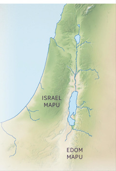 Tüfachi mapa pengeli ñi trürngenon ti Feypikünuelchi Mapu ka Edom mapu. Ti mapa mew Israel mapu karüley, tüfa pengeli ñi küme mapungen. Welu chumngechi ñi adngen Edom mapu, pengeli ñi angken mapungen.