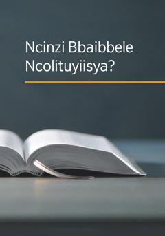 Bbuku lyakuti ‘Ncinzi Bbaibbele Ncolituyiisya’