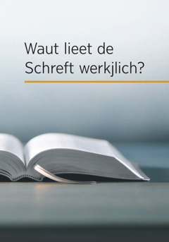 Daut Buak “Waut lieet de Schreft werkjlich?”