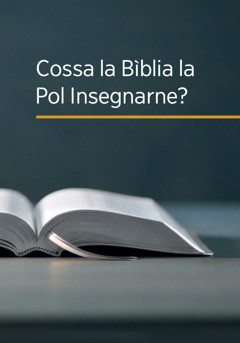 El libro ‘Cossa la Bìblia la Pol Insegnarne?’