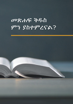 ’መጽሐፍ ቅዱስ ምን ያስተምረናል?’ የተባለው መጽሐፍ።