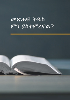 ‘መጽሐፍ ቅዱስ ምን ያስተምረናል?’ የተባለው መጽሐፍ