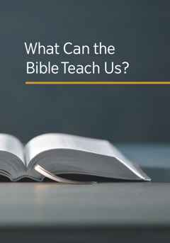 The book ‘What Can the Bible Teach Us?’