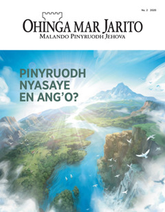 ‘Ohinga mar Jarito’ Na. 2 2020 wiye wacho ni ‘Pinyruodh Nyasaye En Ang’o?’