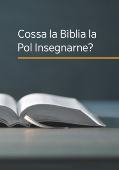 El libro ‘Cossa la Bìblia la Pol Insegnarne?’’