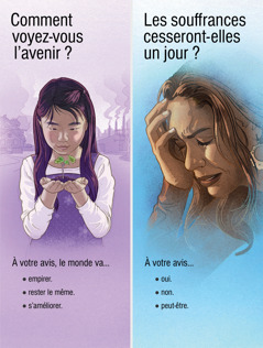 Les tracts « Comment voyez-vous l’avenir ? » et « Les souffrances disparaîtront-elles un jour ? »