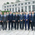Skupina bratrů před budovou Ústavního soudu v Jižní Koreji