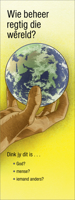 Die pamflet “Wie beheer regtig die wêreld?”