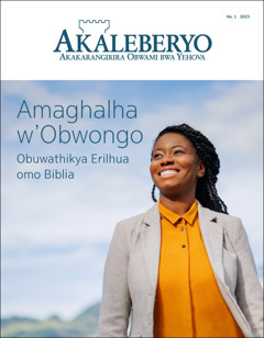 “Akaleberyo” Na. 1 2023, akawithe omuthwe “Amaghalha w’Obwongo—Obuwathikya Erilhua omo Biblia.”