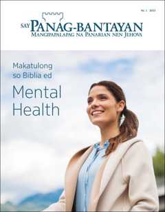 “Say Panag-bantayan” No. 1 2023 ya say title to et “Makatulong so Biblia ed Mental Health.”