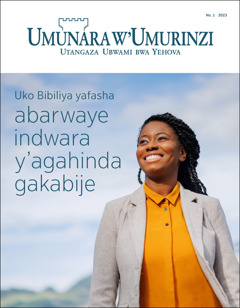 “Umunara w’Umurinzi” 2023 No. 1, ufite umutwe uvuga ngo “Uko Bibiliya yafasha abarwaye indwara y’agahinda gakabije.”