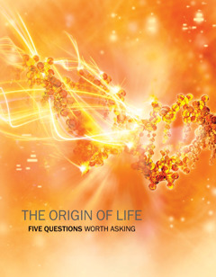 Buklet ladana “The Origin of Life—Five Questions Worth Asking.”